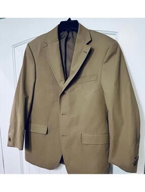 O’Connell’s Men’s 39S Heritage Sport Coat Tan Classic Fit Blazer USA Made 🧵GUC